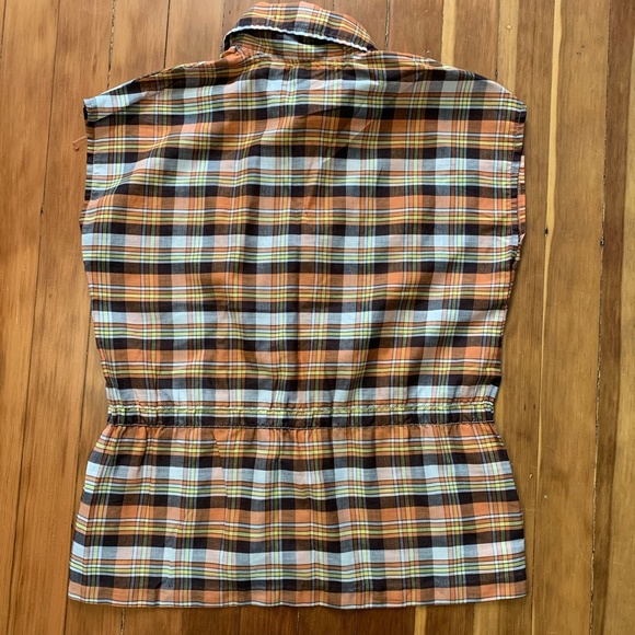 70s vintage plaid shirt M - Picture 4 of 4